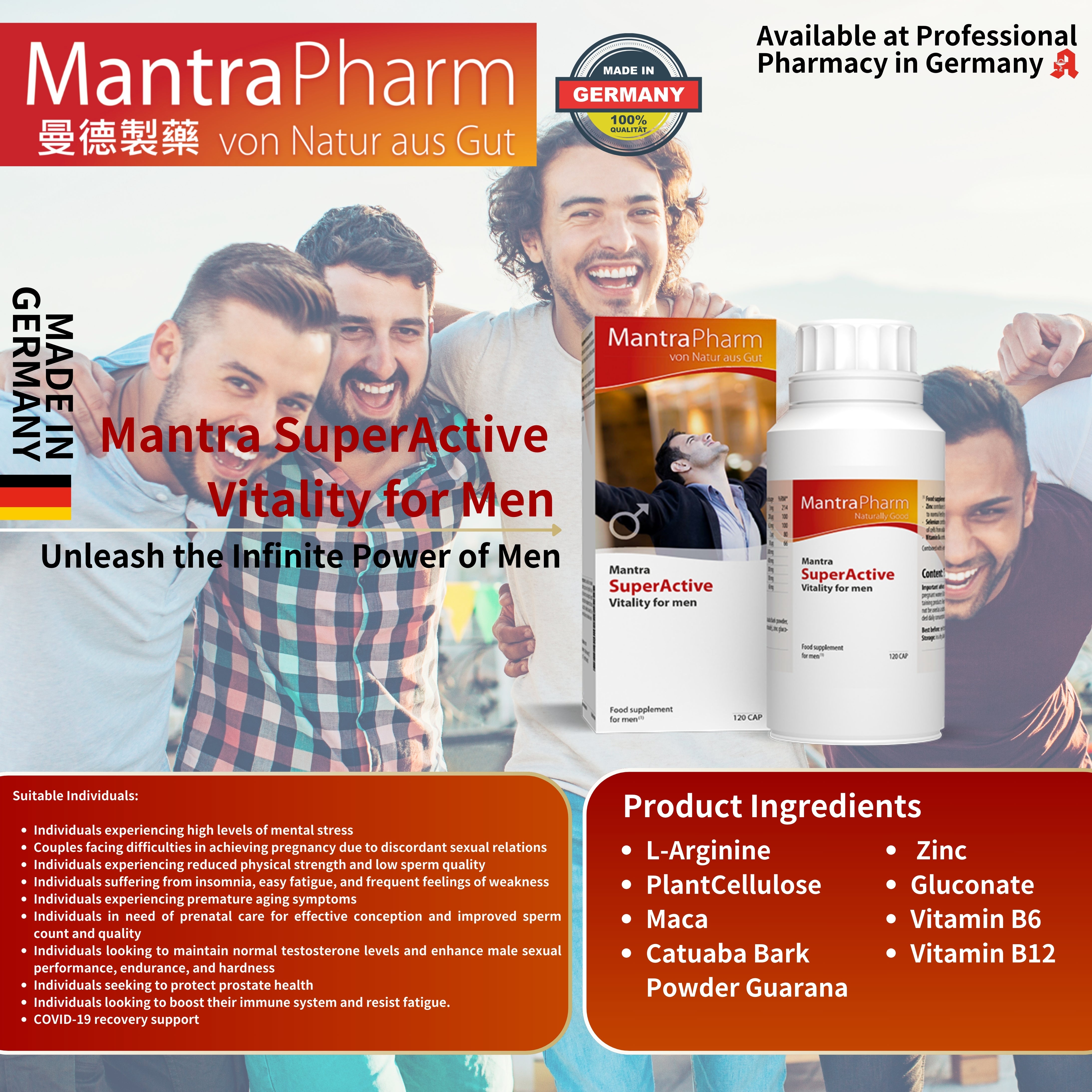 Mantra SuperActive Vitality for men