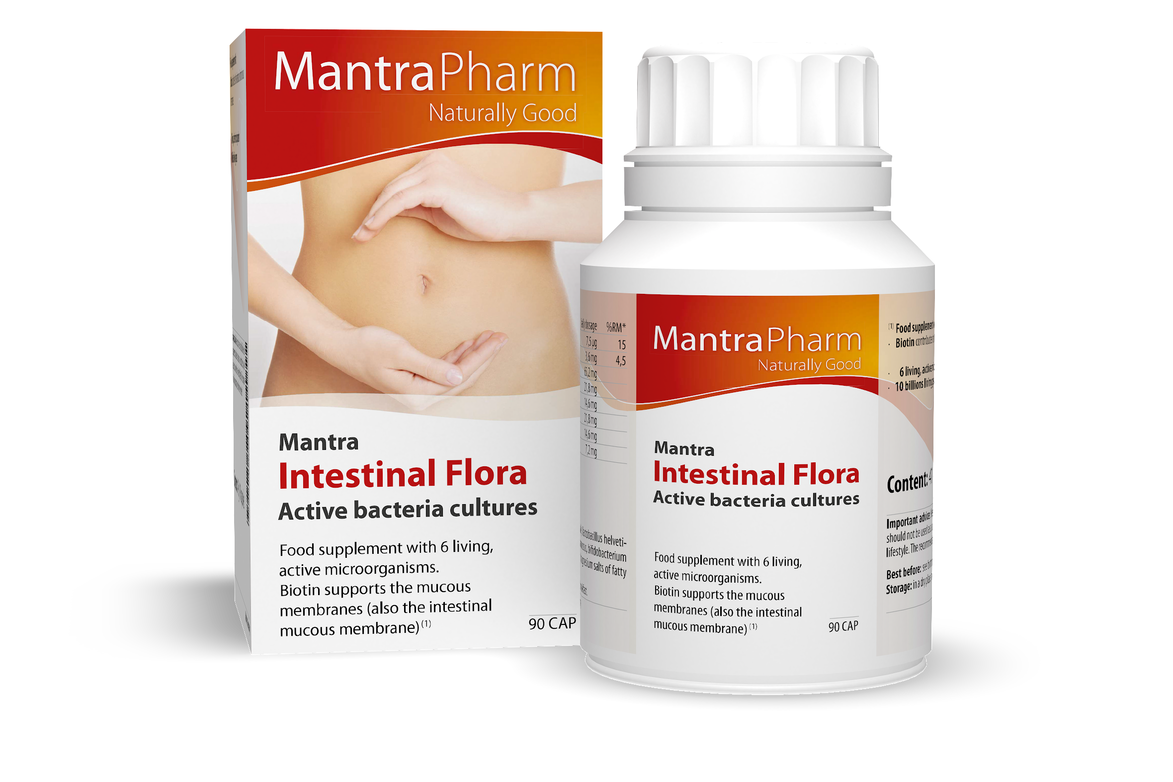 益⽣菌維C配⽅ Mantra Intestinal Flora (90粒）