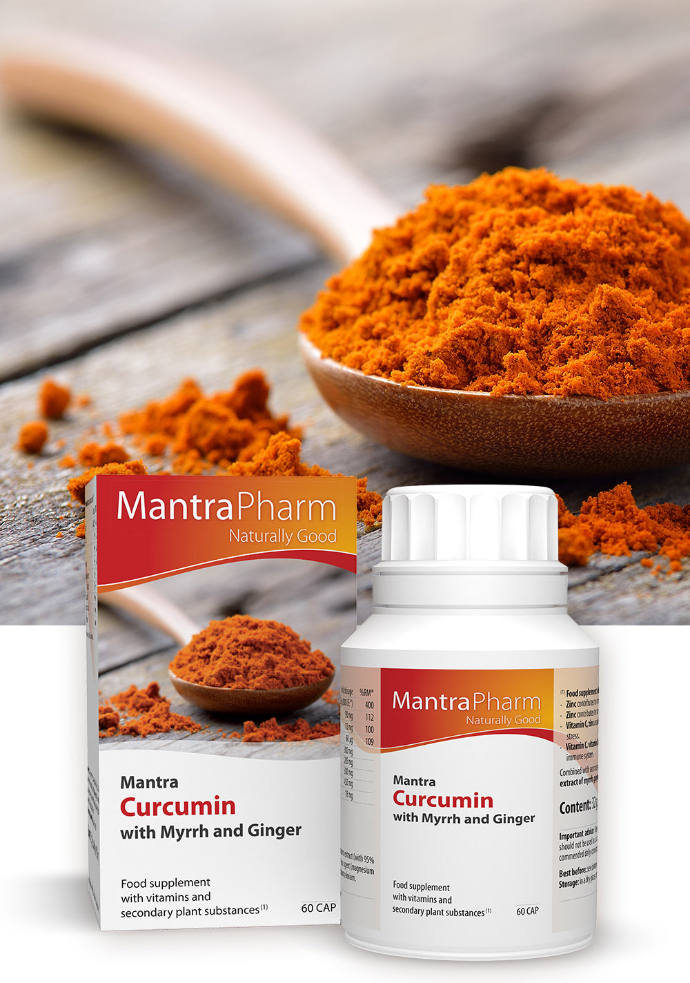 Mantra Curcumin  with Myrrh and Ginger   